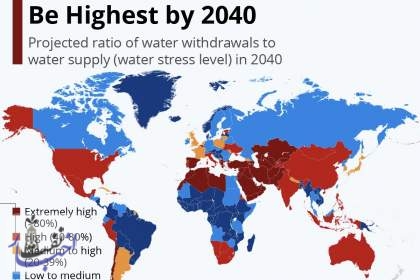 پیشبینی بحران آب برای ایران در سال ۲۰۴۰